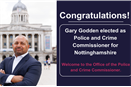 Gary Godden elected as new Police and Crime Commissioner