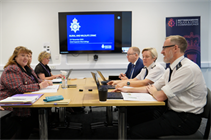 Commissioner holds Police Chief to account during monthly meeting