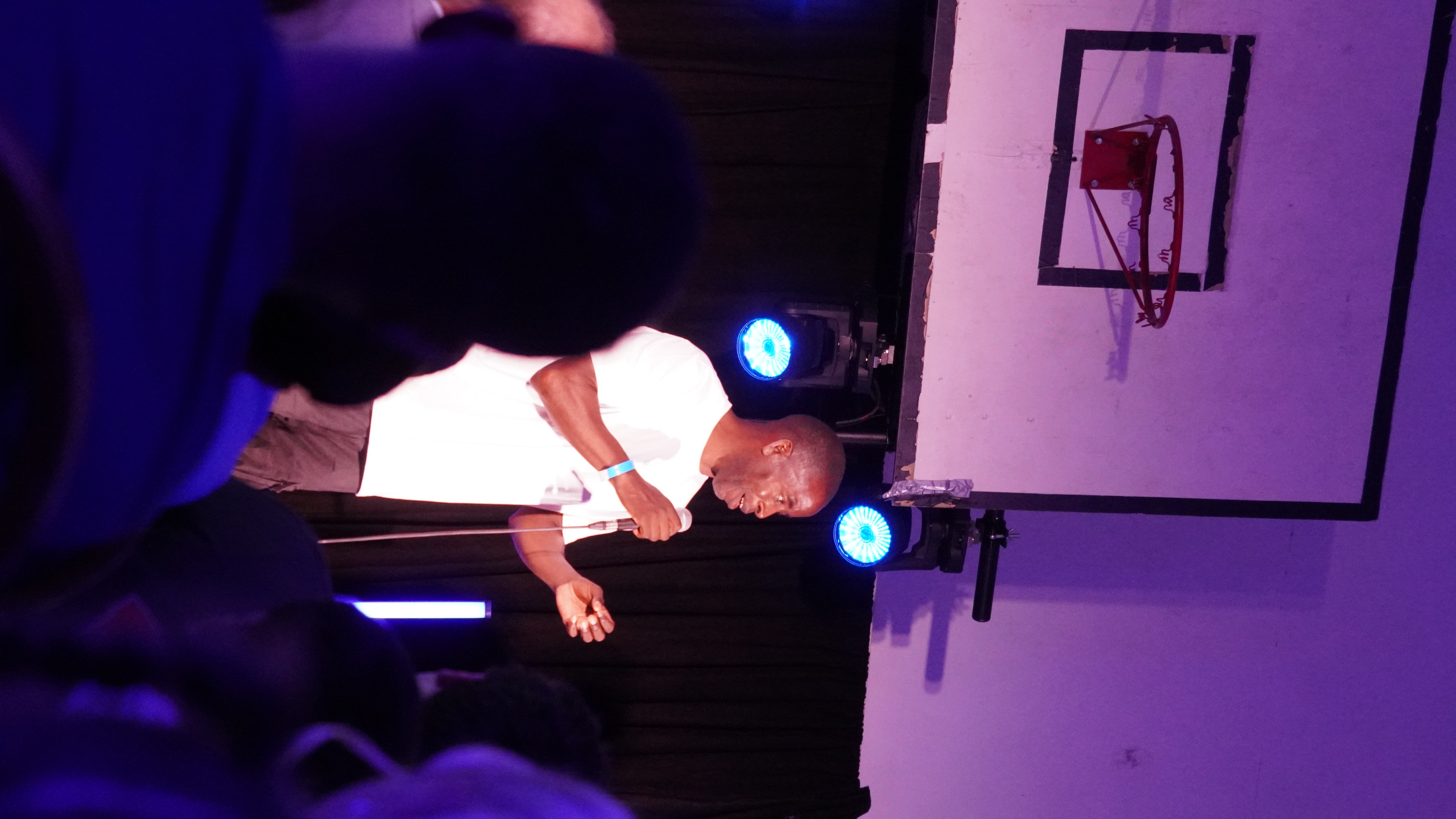 Trevor Rose speaking at the event