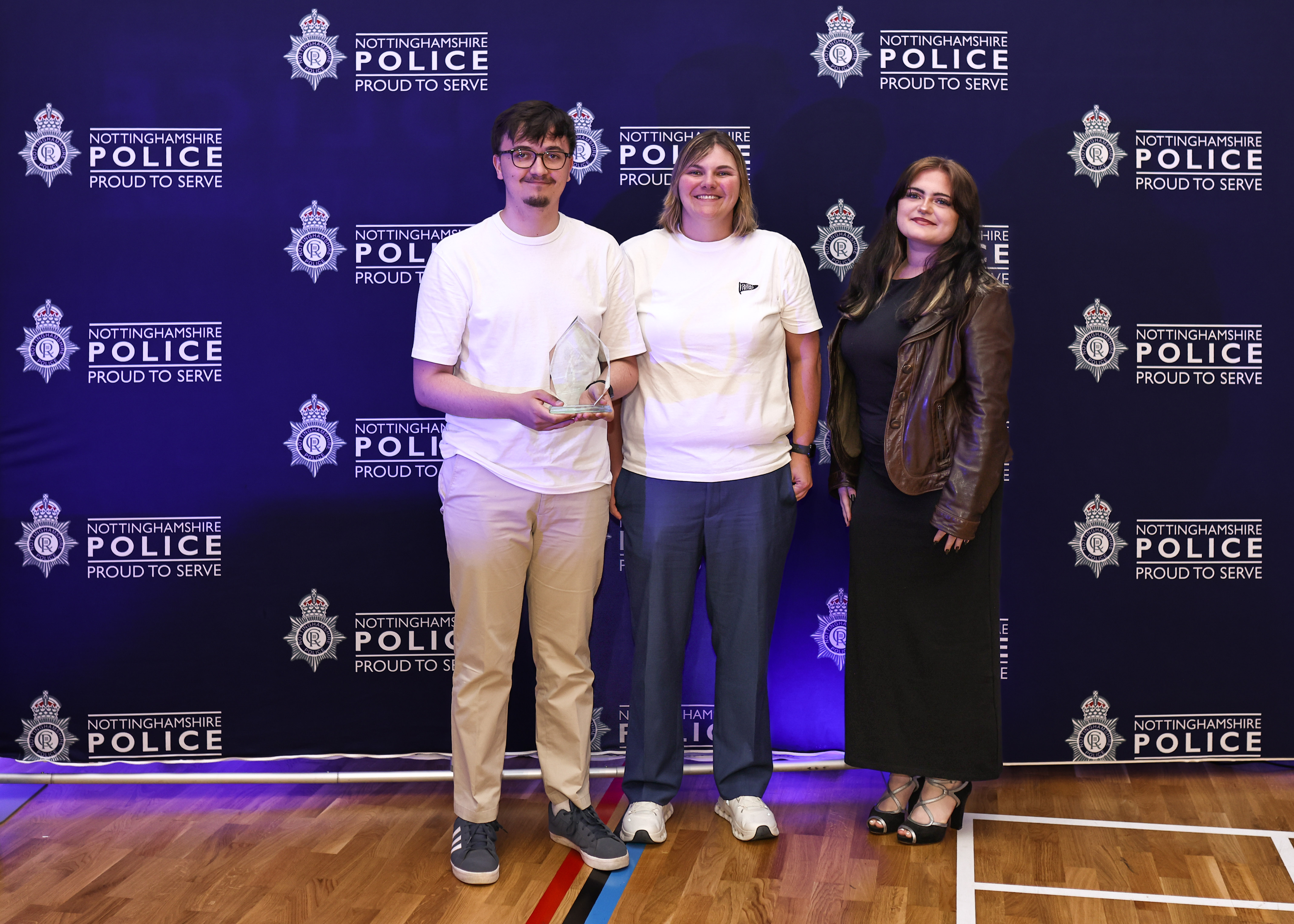 Kelese's award was collected by Callum Parr, Gabrielle Jones and Georgia Beaumont. Kelese's award was collected by Gabrielle Jones, Callum Parr and Georgia Beaumont