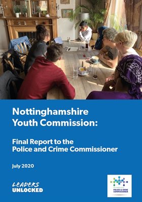 Youth Commission Annual Report 2019-2020 front page image