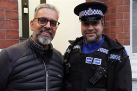 Landlord Gopal Sahota and PCSO Amardeep Sandhu