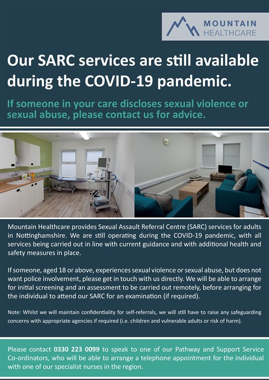 SARC Services - COVID-19 - Nottinghamshire
