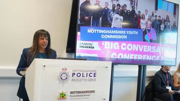 Deputy PCC Angela Kandola at the Youth Commission Big Conversation