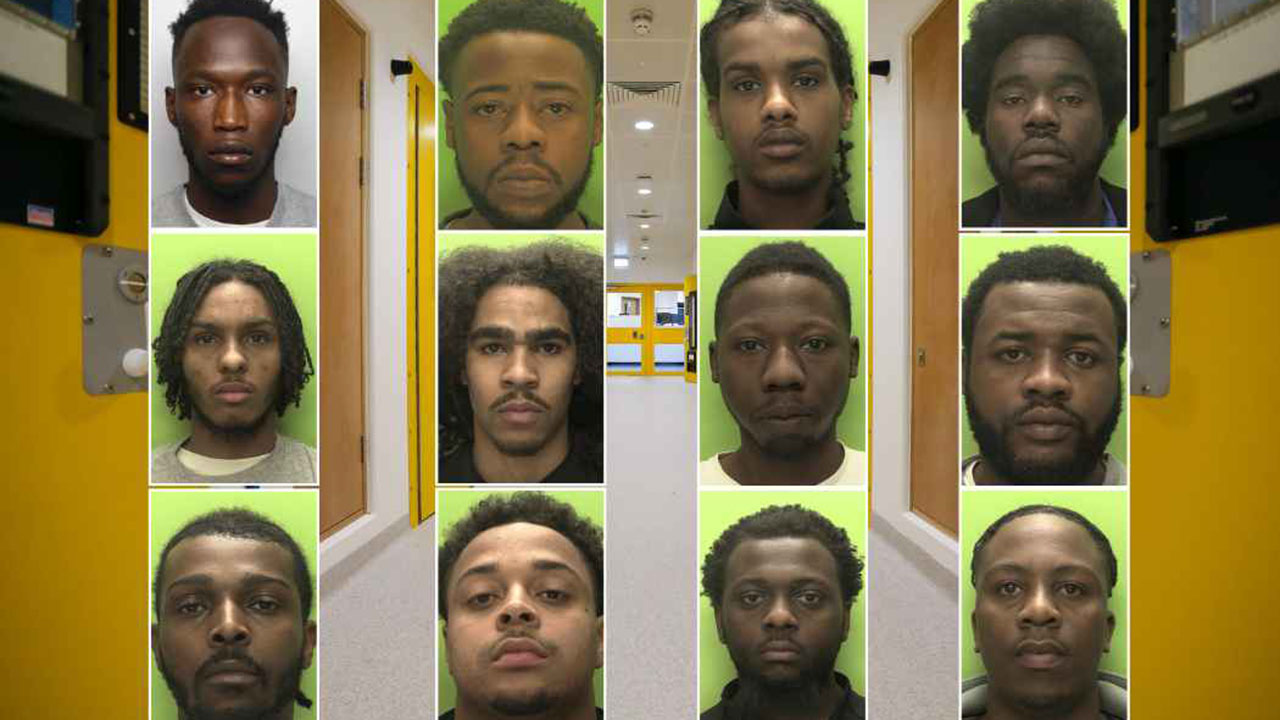 Twelve County Lines drug dealers who have been jailed