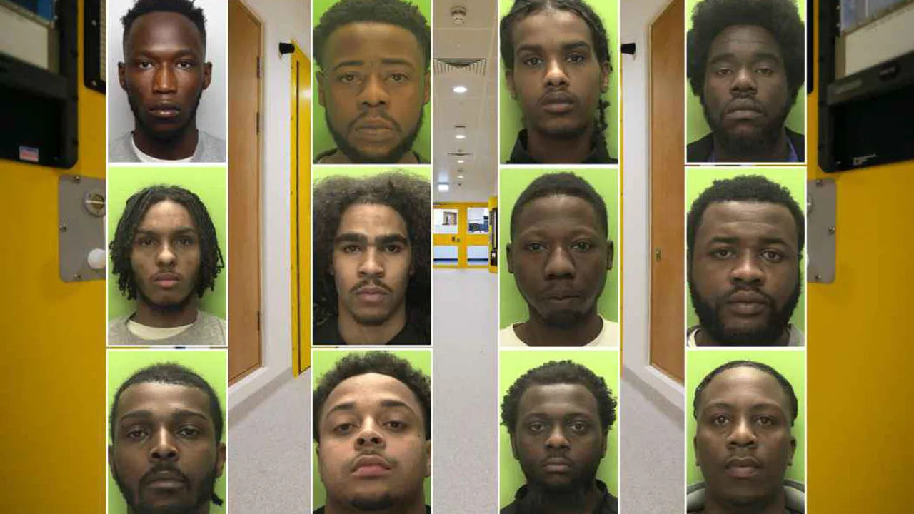 Twelve County Lines drug dealers who have been jailed