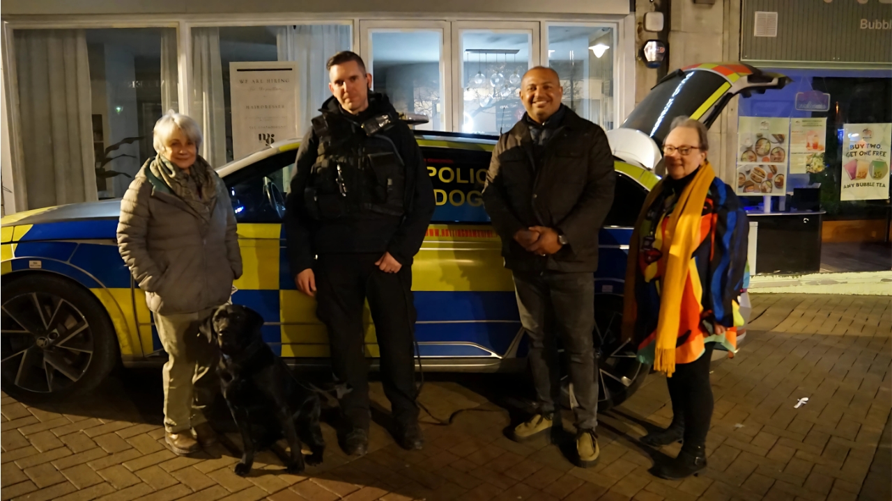 Commissioner alongside Councillors Jackson and Ellis
