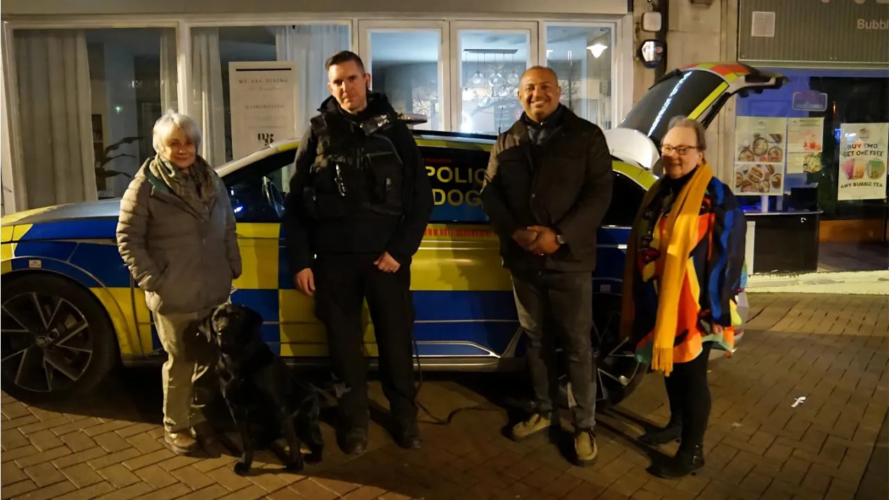 Commissioner alongside Councillors Jackson and Ellis