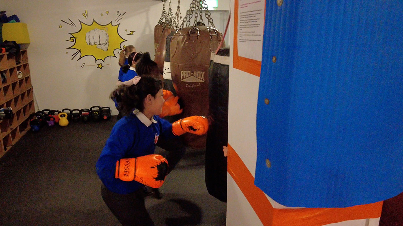 Evolve's boxing session