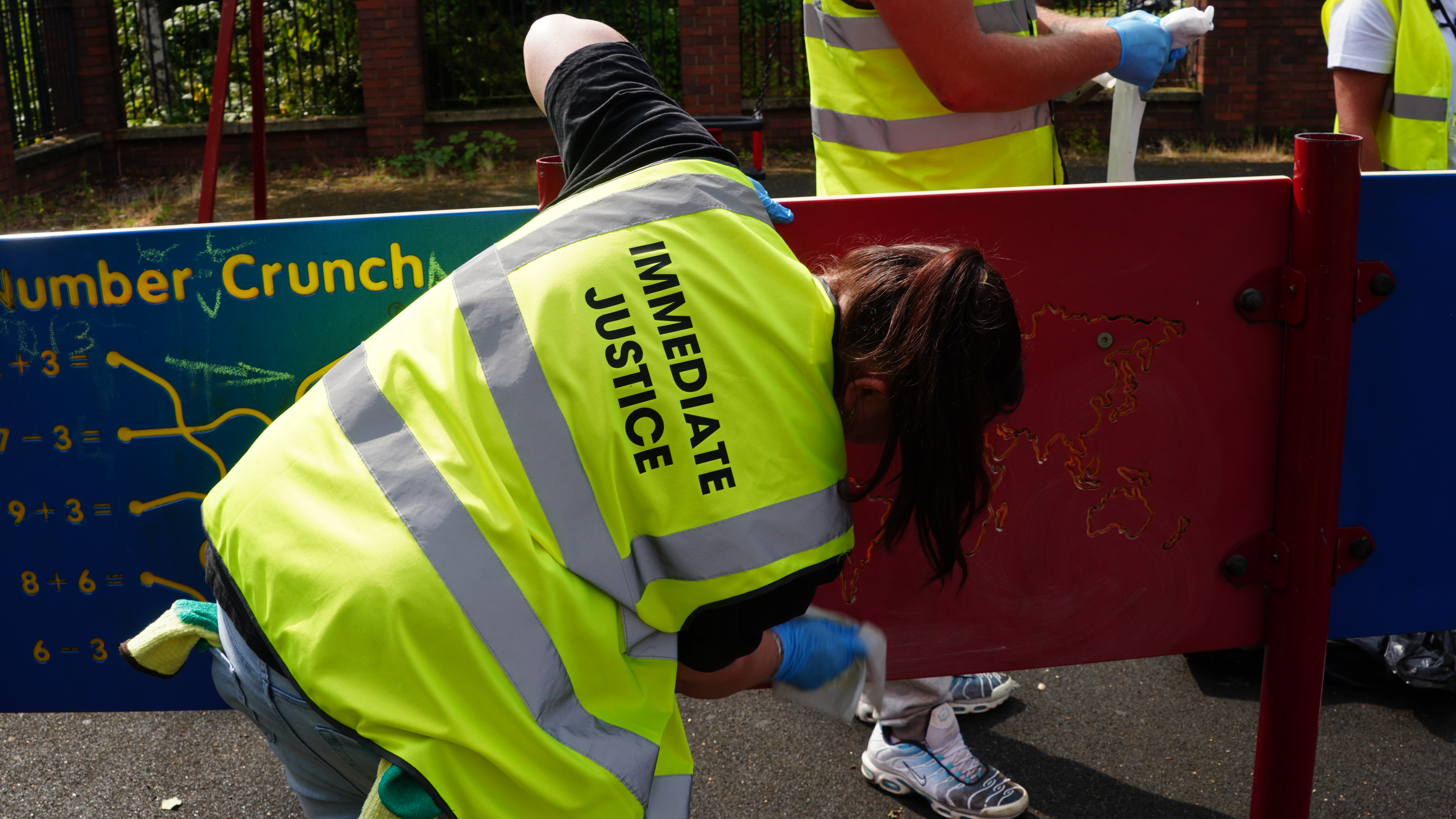 A service user completing immediate justice