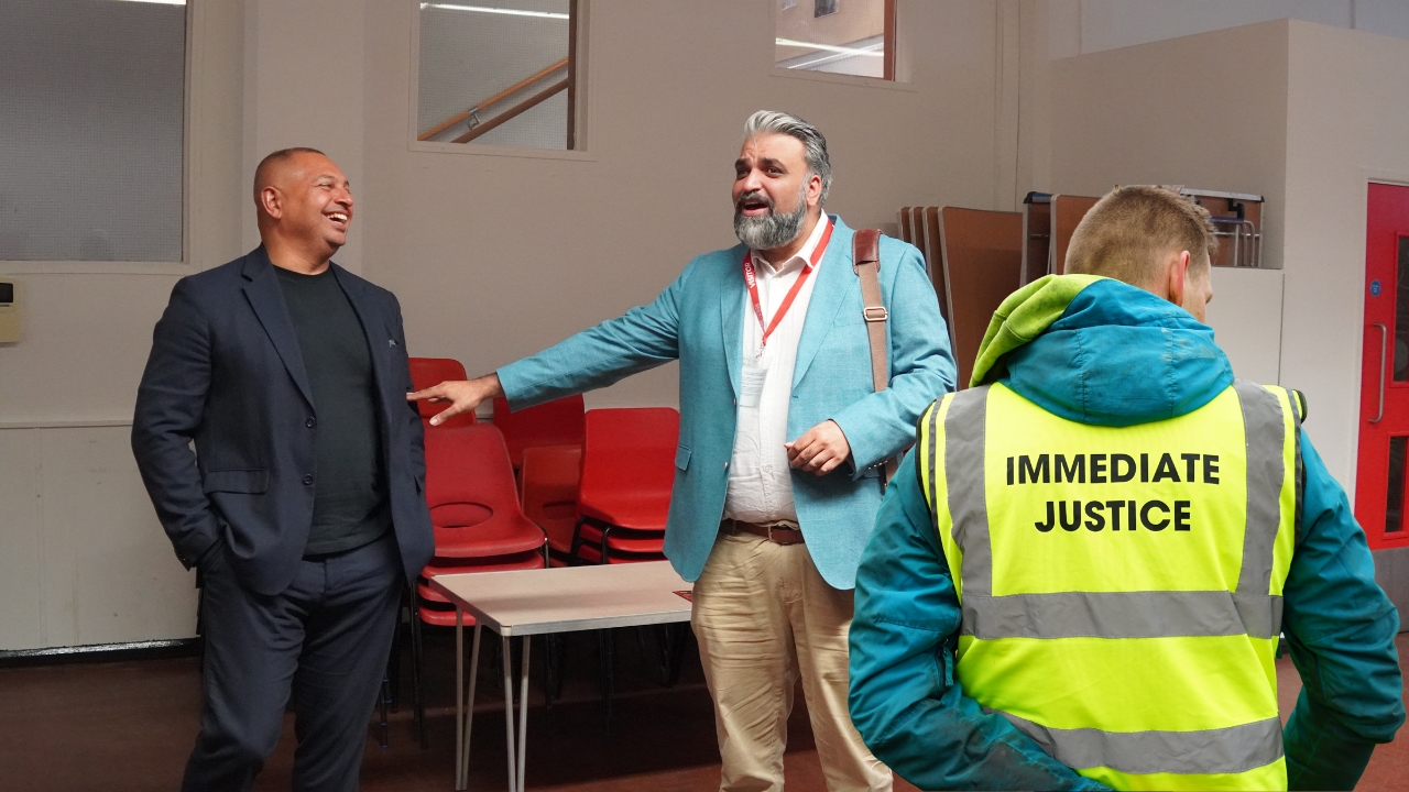 PCC with Himmah Director Sajid Mohammed