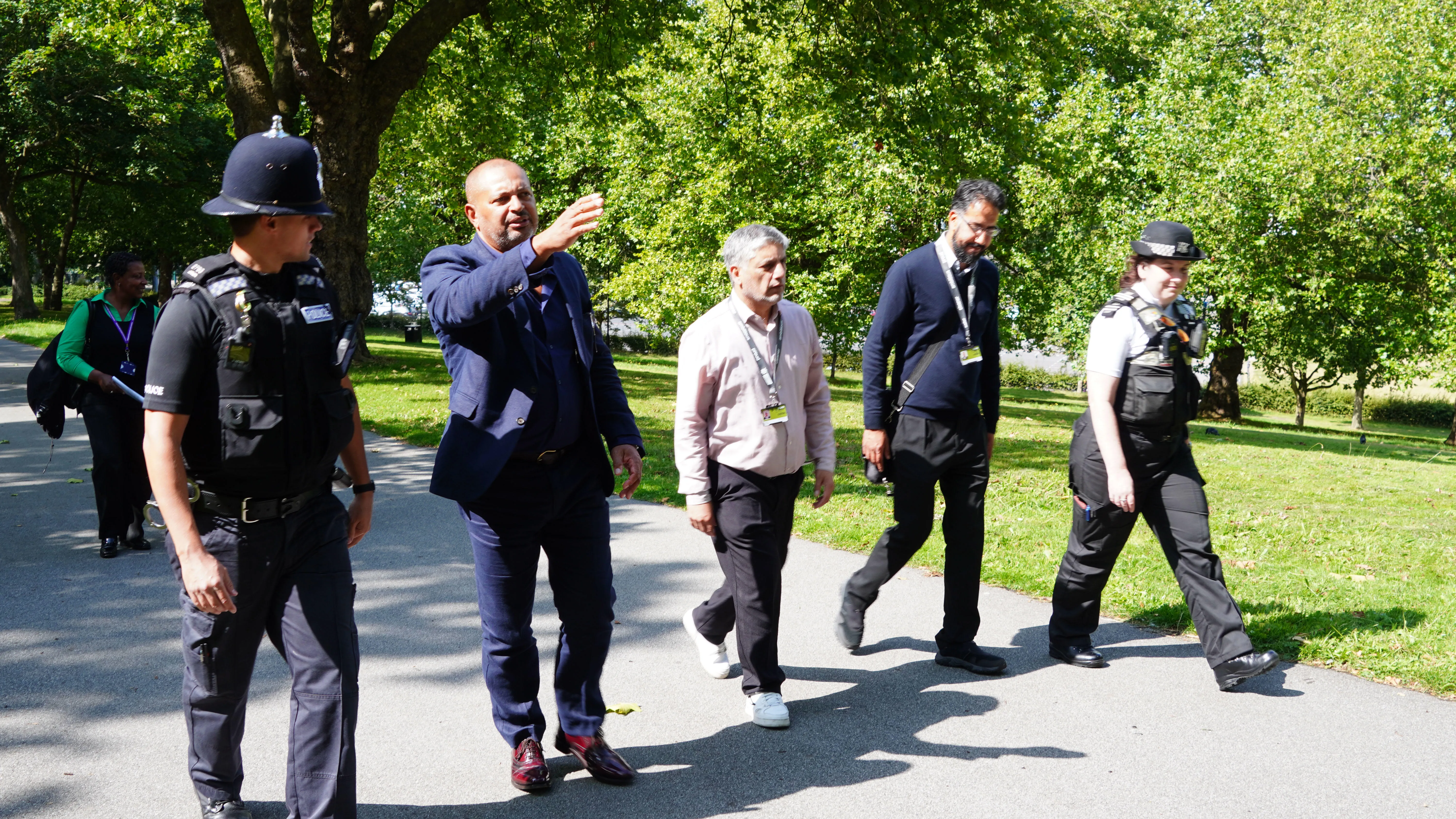 Police and Crime Commissioner Gary Godden alongside key stakeholders