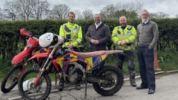 PCC Godden alongside Nottinghamshire Police's rural crime officers