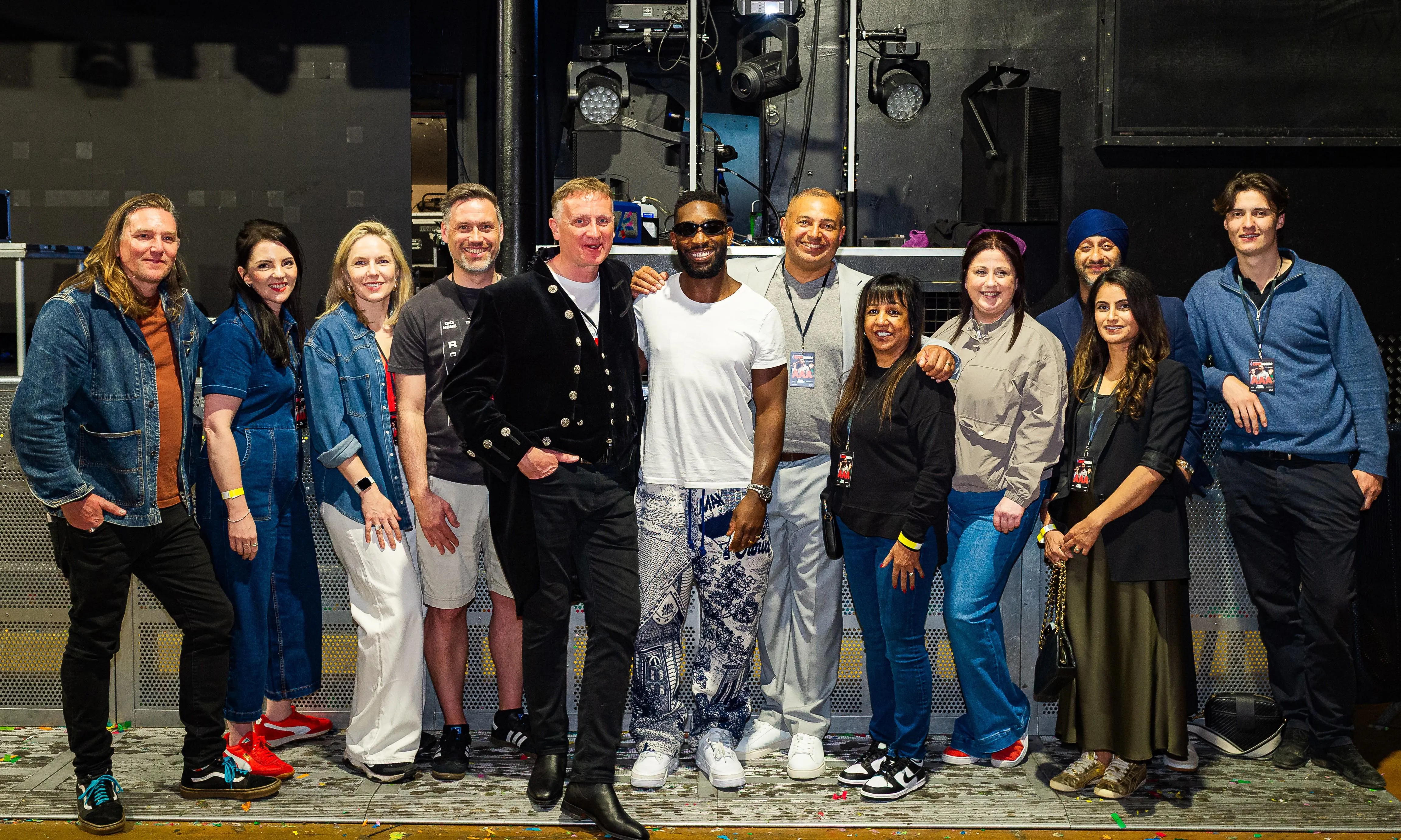 Tinie Tempah alongside PCC Godden, Deputy PCC Kandola and other partners