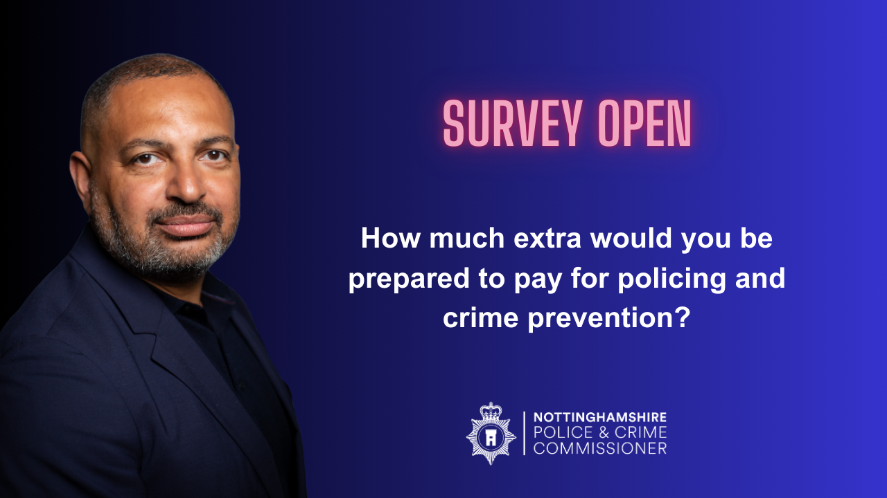 PCC Gary Godden invites people to take part in the precept consultation survey.