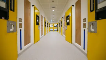 The custody suite in Nottingham.