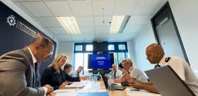 A photo from an Accountability Board meeting