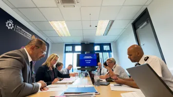 A photo from an Accountability Board meeting