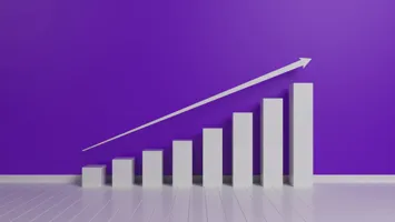Stock image of a graph to illustrate performance monitoring