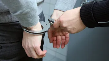 man in handcuffs