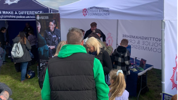 The OPCC engagement team at the Southwell Ploughing Match