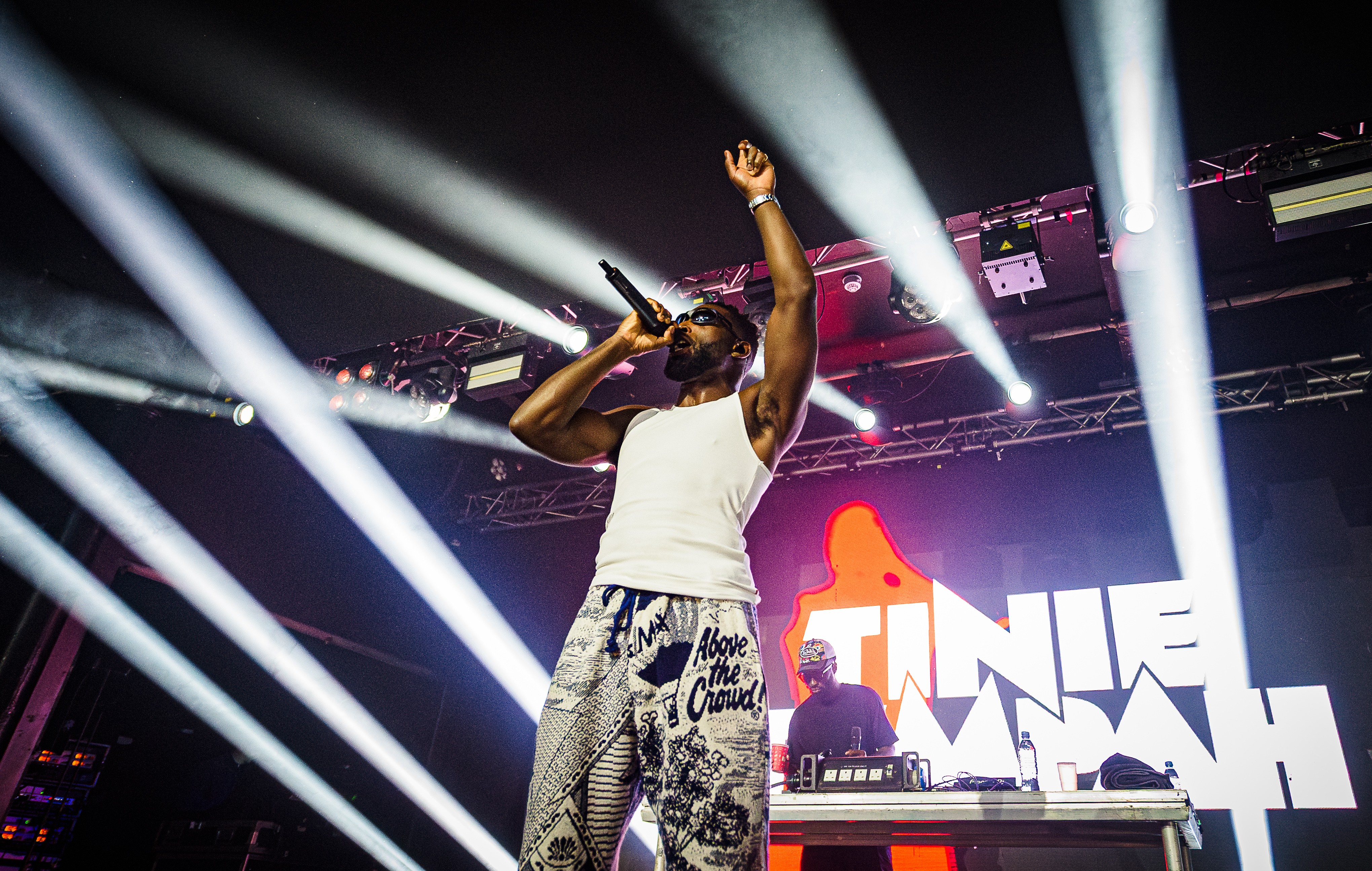 Tinie Tempah performing at Rock City